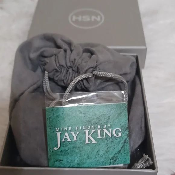 Jay King Lapis and Blue Agate Pendant with Suede Cord Necklace NEW - Picture 8 of 8